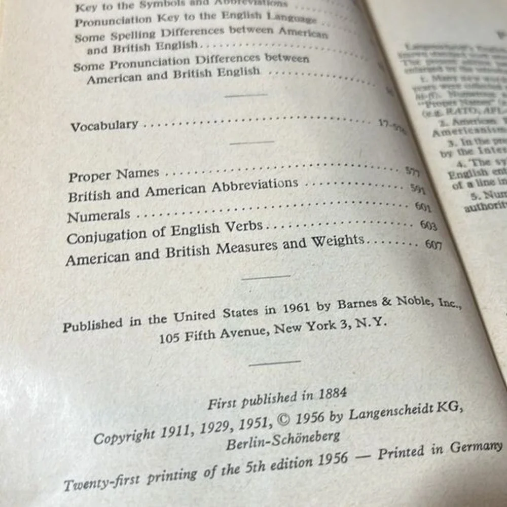 N/A 1961 langenscheidts